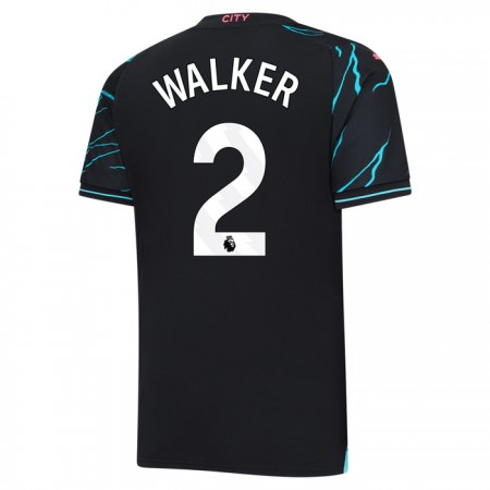 Virallinen pelipaita Manchester City Walker 2 Kolmas 2023-24 Lyhythihainen - Miesten